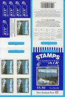 New Zealand Stamp Booklet: Scenic Coastlines $1.10 Kaikoura Coast, $5.50, NZ137028 - Booklets