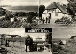 AK Göhren, Heimatstube Mönchgut, Südstrand, Steilküste, Gel, 1968 - Göhren