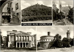 AK Görlitz, Hauptmann-Theater, Kaisertrutz, Ochsenbastei, Gel, 1976 - Goerlitz