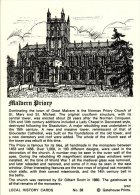 Local History Card : MALVERN PRIORY Worcestershire - Otros & Sin Clasificación