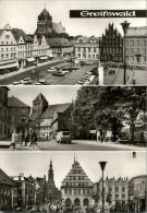 AK Greifswald, Platz Und Straße Der Freundschaft, Rathaus, Gel, 1976 - Greifswald