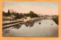 York Lendal Bridge 1905 Postcard - York