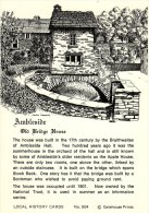 Local History Card : OLD VILLAGE HOUSE AMBLESIDE Cumberland - Ambleside