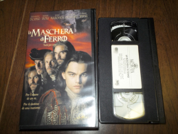 Alt304 VHS La Maschera Di Ferro, Leonardo Di Caprio Attore, I Moschettieri Del Re, Avventura, 1997 - Actie, Avontuur