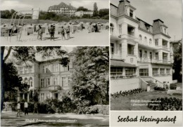 AK Heringsdorf, FDGB-Heime Ostseestrand Und Guiseppe Di Vittorio, Gel, 1975 - Usedom