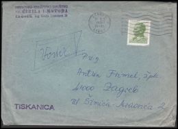 Yugoslavia 1976, Zagreb Loco Cover - Briefe U. Dokumente