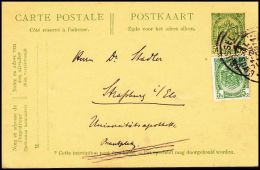 Belgium 1911, Uprated Postal Stationery - Carte-Lettere