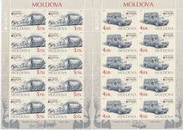Moldova  Moldavie  Moldau  Europa 2013 ; Cars; Horses ; 2 Sheetlets, MNH - 2013