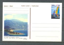 1999 TURKEY TOURISM - WINDSURFING - FETHIYE DEAD SEA POSTCARD - Enteros Postales