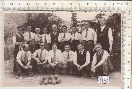 PO9720B# SPORT GIOCO BOCCE - GRUPPO GIOCATORI ESPERIENZA AVIAZIONE  No VG - Pétanque