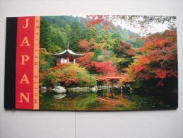 UNO-New York 874/9 MH, Booklet 6 Oo/used, UNESCO: Welterbe Japan - Markenheftchen
