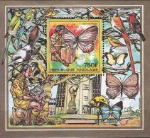 TOGO Papillons + Champignons (YVERT BF Emis En 1990). Neuf Sans Charniere **. MNH - Schmetterlinge
