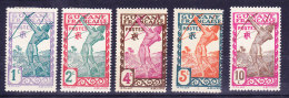 Guyane   N°109 à 113 Neufs Charniere    (5 Valeurs) - Unused Stamps