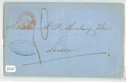 HANDGESCHREVEN BRIEF Uit 1867 * Gelopen Van 's-GRAVENHAGE Naar LEIDEN   (7645) - Storia Postale