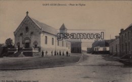 80 - SAINT-OUEN (Somme). - Place De L'Eglise. - (voir Scan). - Saint Ouen