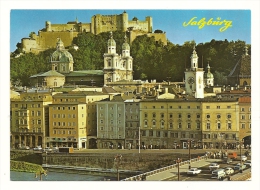 Cp, Autriche, Salzburg, Altstadt Mit Dom, Und Festung Hohensalzburg, écrite - Salzburg Stadt