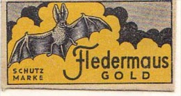 RAZOR BLADE RASIERKLINGE FLEDERMAUS GOLD SCHUTZ MARKS BAT Fledermaus Nicht Ohne Rasierer Gefüllt - Lames De Rasoir