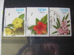 30% COTE TIMBRE  DE CUBA OBLITERE   YVERT N° 2006.2008 - Usados