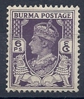 130504164  BURMA  YVERT   Nº  36  *  MH - Birma (...-1947)