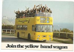 Cpsm 1983 ; BOURNEMOUTH The Yellow Band Wagon -yellow Buses With The Bournemouth Orchestras - Musica E Musicisti