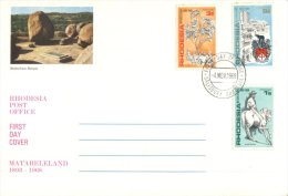 (135) Rhodesia FDC Cover - Premier Jour - 1968 - Matabeleland - Sonstige & Ohne Zuordnung