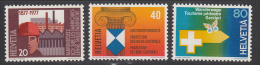 Switzerland  Scott No. 629-31  Mnh  Year 1977 - Nuovi