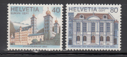 Switzerland  Scott No. 657-58 Mnh  Year 1978 - Neufs