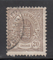 Luxembourg  Scott No. 45  Used  Year 1881 - 1882 Allegory