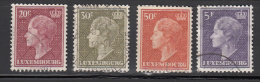 Luxembourg  Scott No. 337-40  Used  Year 1958 - Gebraucht