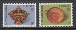Luxembourg  Scott No.  585-6  Mnh Year 1976 - Oblitérés