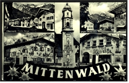 Mittenwald  -  Mehrbild Ansichtskarte Ca.1960    ( 1860 ) - Mittenwald