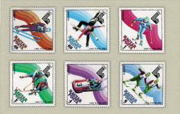 Hungary 1979. Winter Olimpic Games, Lake Placid Set MNH (**) Michel: 3390-3395 / 5.50 EUR - Hiver 1980: Lake Placid