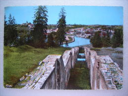 Delcampe - CP 89 Yonne ROGNY Vers Bleneau  - Les 7 écluses Construites Sous Le Patronage De Sully En 1605 - Bleneau