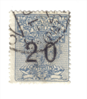 Segnatasse Per Vaglia 1924 Vitt. Em. III° 20 Cent  Usato   COD FRA.154 - Taxe
