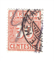 Servizio Commissioni 1913 Vitt. Em. III° 30 Cent  Usato   COD FRA.160 - Segnatasse