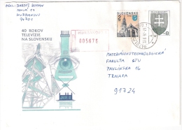 Slovakia 1997. Postal Stationery Cover Registered HURBANOVO 1   Postmark - Cartas & Documentos