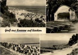 AK Usedom, Koserow, Konzertplatz, Strand, Gel 1973 - Usedom