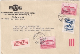 Hungary 1989. EXPRES Label Cover - Brieven En Documenten