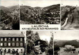 AK Lauscha, Waldbad, Vier-Schanzen-Anlage, Gel, 1980 - Lauscha