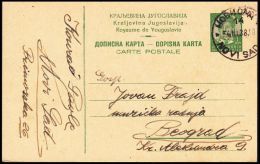 Yugoslavia 1938, Postal Stationery Novi Sad To Beograd - Covers & Documents