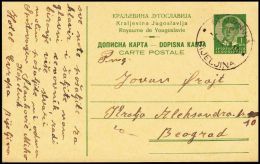 Yugoslavia 1938, Postal Stationery Bijeljina To Beograd - Briefe U. Dokumente