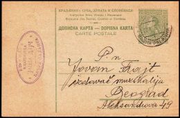 Yugoslavia 1926, Postal Stationery BaÄka Palanka  To Beograd - Storia Postale