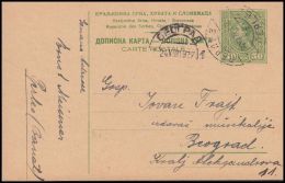 Yugoslavia 1926, Postal Stationery Perlez To Beograd - Lettres & Documents