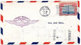 Frist Flight San Jose Cal 1928 Air Mail Cover - 1c. 1918-1940 Brieven