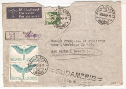 Carta De Suiza A  Brasil 1940. - Lettres & Documents