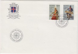 X0019 - ISLANDE Yv N°585/86 FDC EUROPA CEPT - FDC