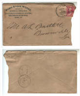 1893 ? USA United States Of America Cover Rome Ca To Brownsville ? - Storia Postale