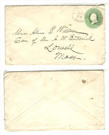 1918 USA United States Of America Stationery Postal Cover Lowell Massachusetts - 1901-20