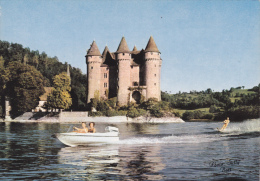 CPSM SKI NAUTIQUE à Val Commune De Lanobre ( Cantal ) à 4 Km De Bort Les Orgues Château (Corrèze) - Water-skiing