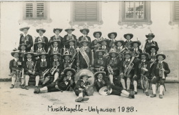 AUTRICHE - TYROL - UMHAUSEN - Musikkapelle - 1928 - Umhausen